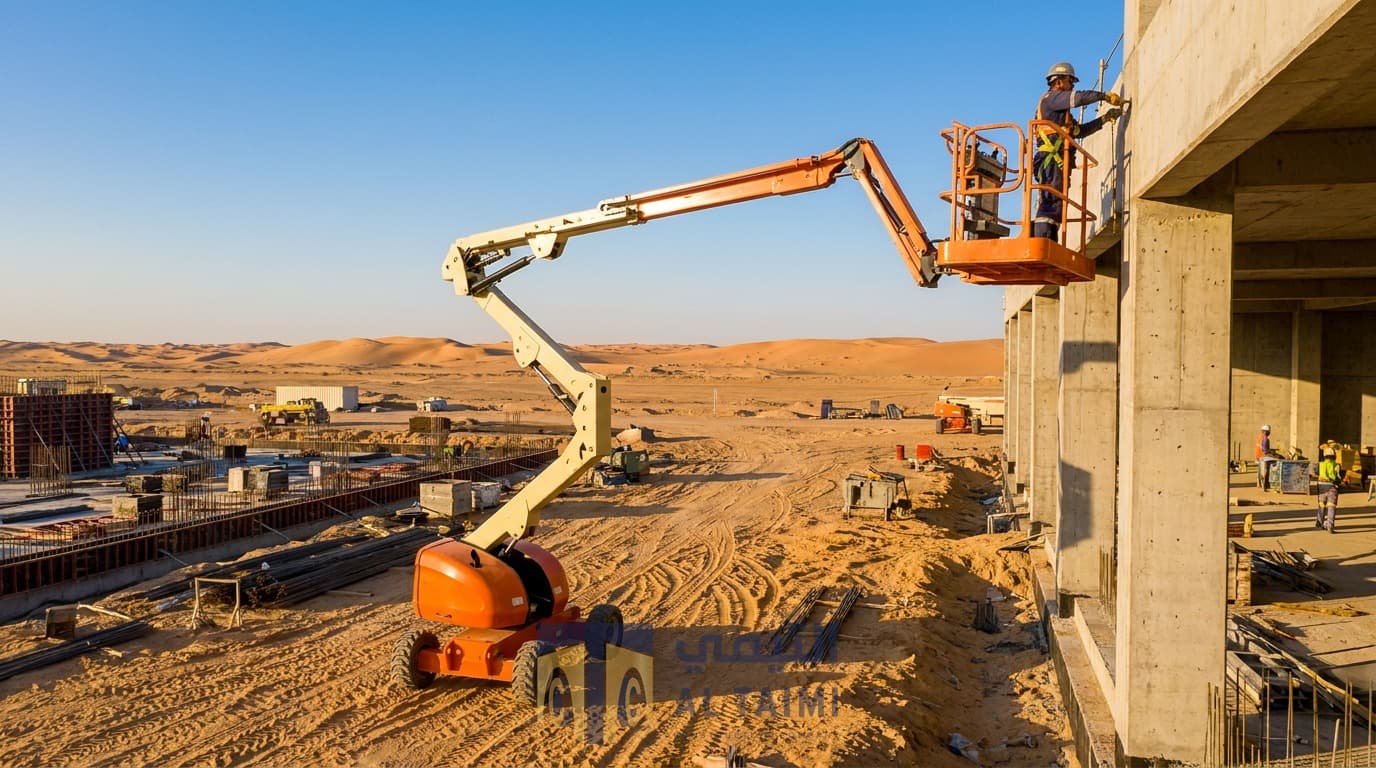 Articulated Manlift available for rent in Saudi Arabia — Al Taimi Construction