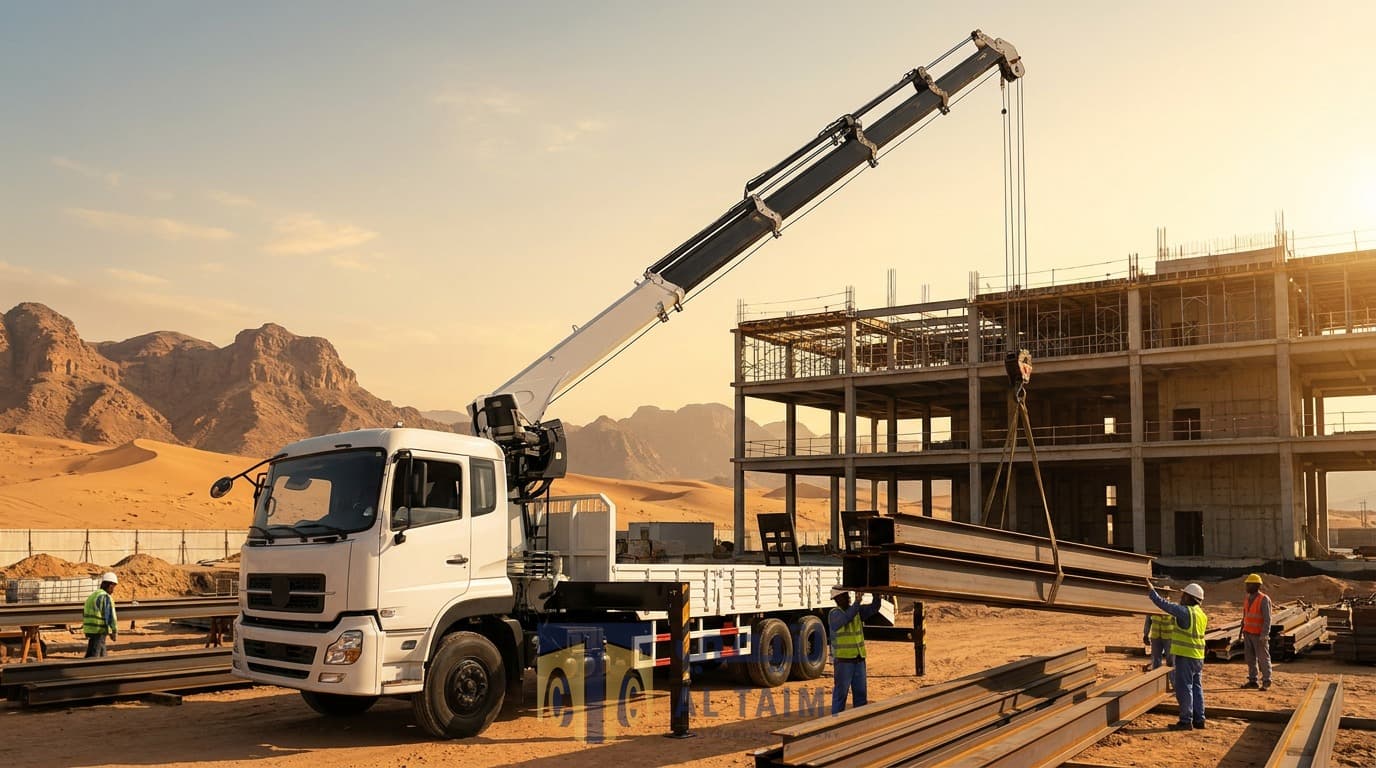 Boom Truck available for rent in Saudi Arabia — Al Taimi Construction