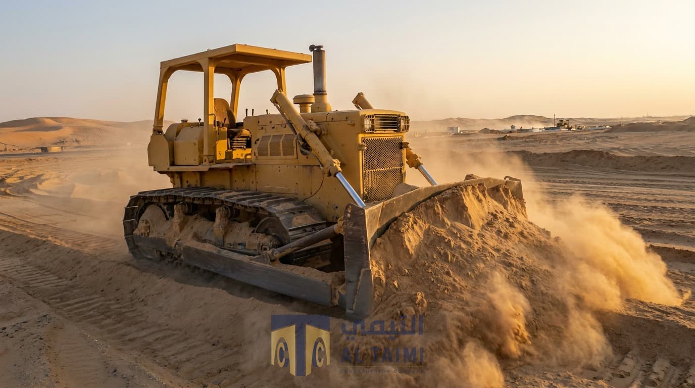 Bulldozer available for rent in Saudi Arabia — Al Taimi Construction