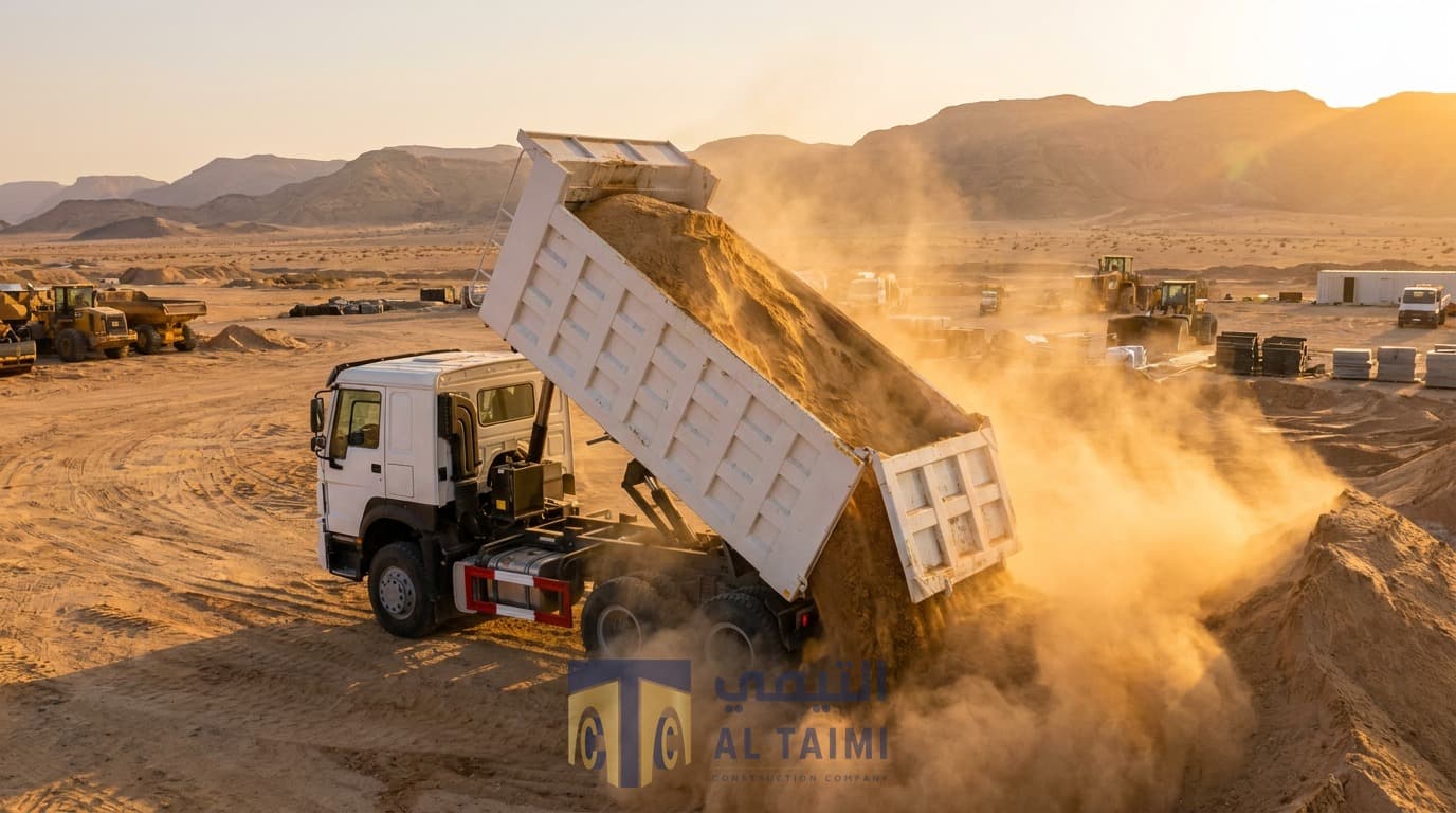 Dump Truck available for rent in Saudi Arabia — Al Taimi Construction