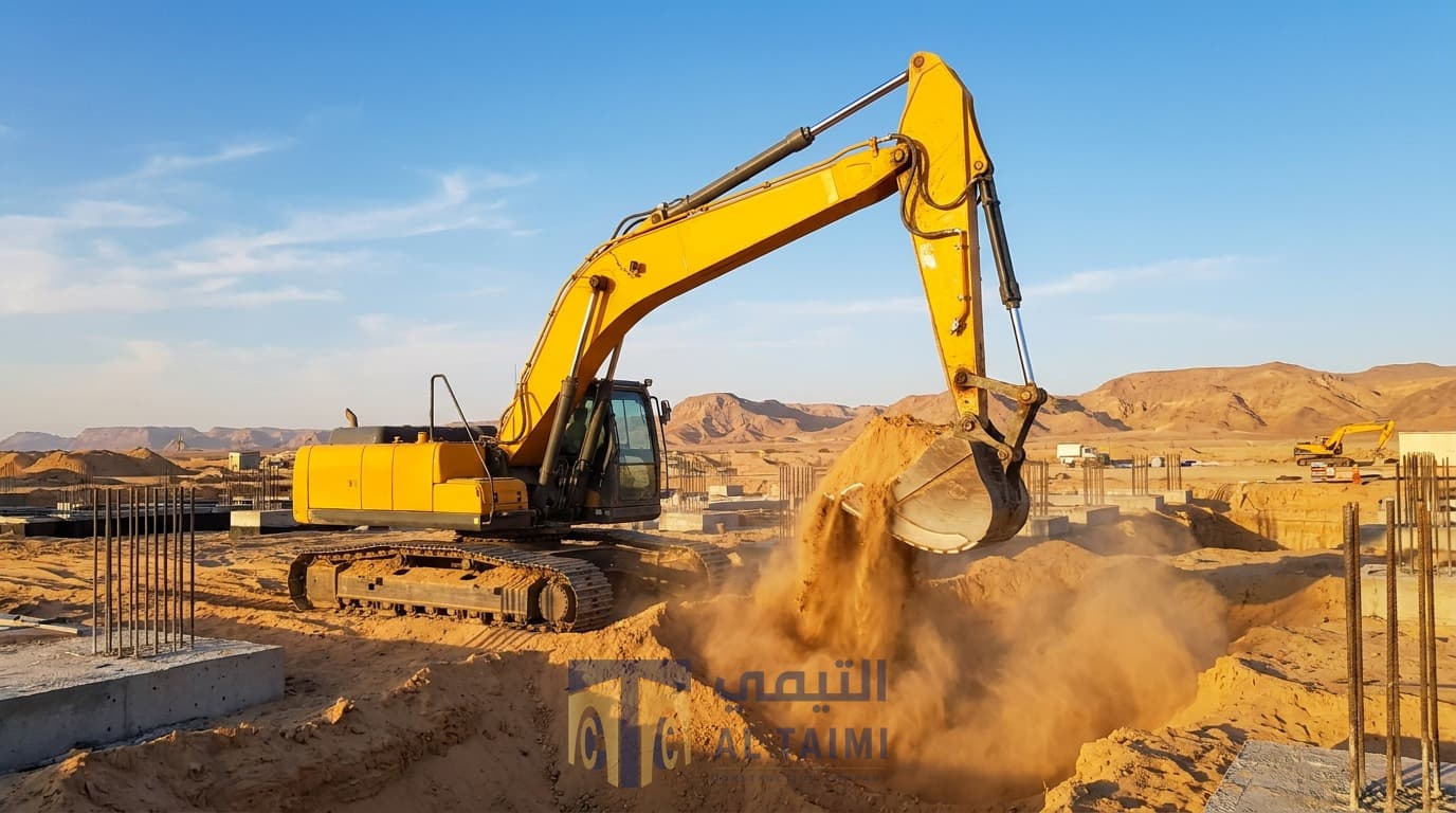 Excavator available for rent in Saudi Arabia — Al Taimi Construction