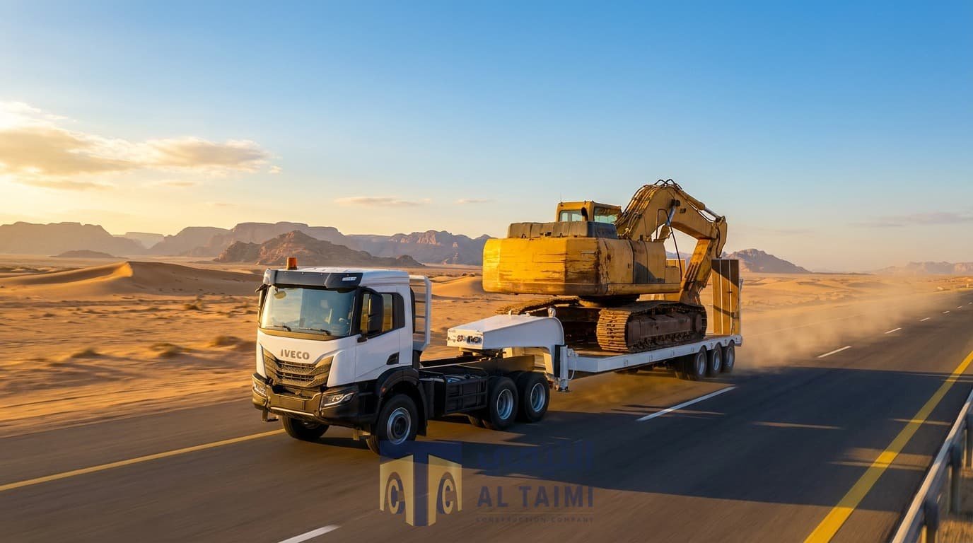 Low Bed Trailer available for rent in Saudi Arabia — Al Taimi Construction