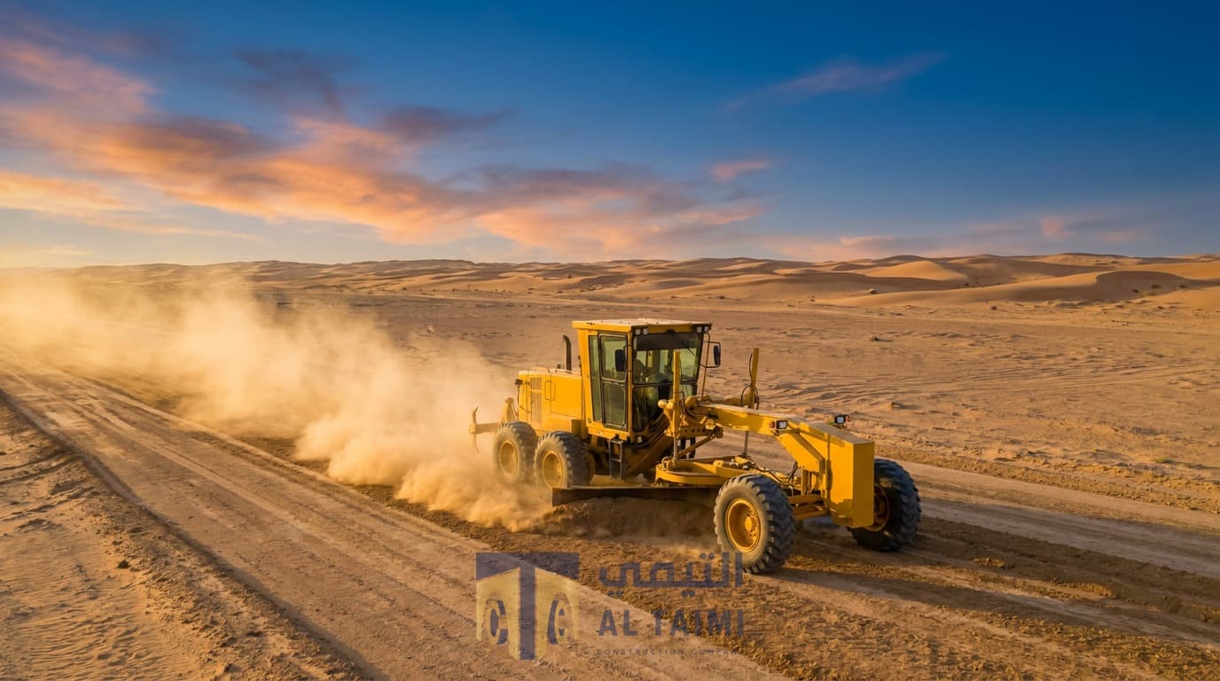 Motor Grader available for rent in Saudi Arabia — Al Taimi Construction