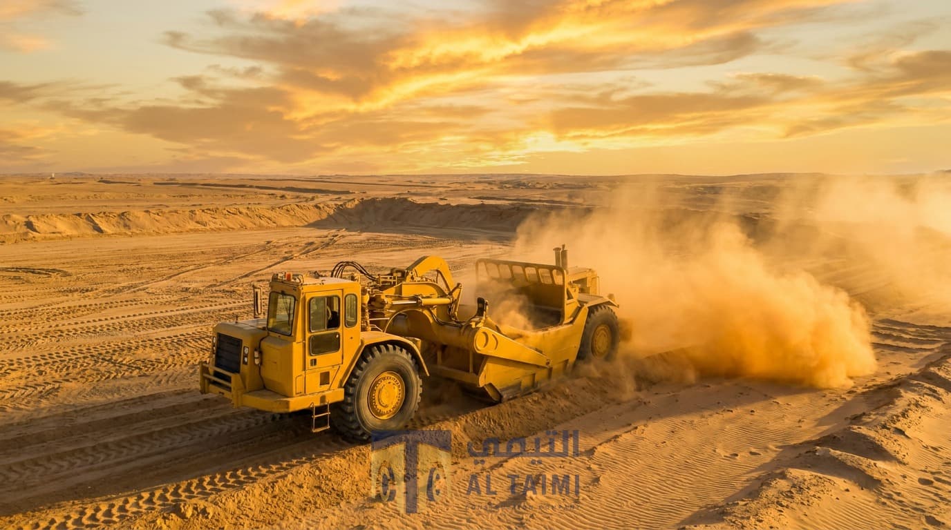 Scraper available for rent in Saudi Arabia — Al Taimi Construction