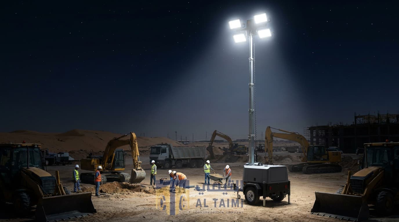 Tower Light available for rent in Saudi Arabia — Al Taimi Construction
