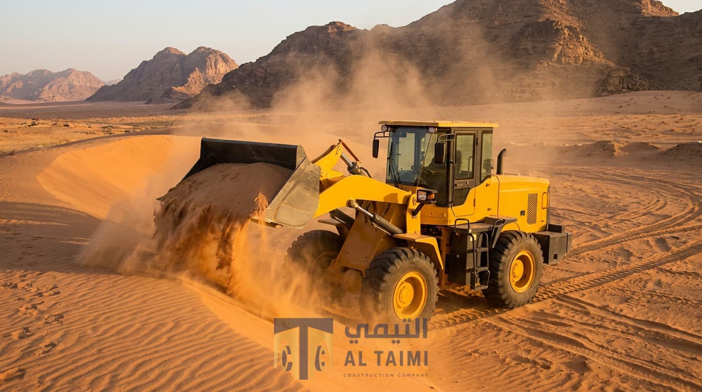 Wheel Loader available for rent in Saudi Arabia — Al Taimi Construction