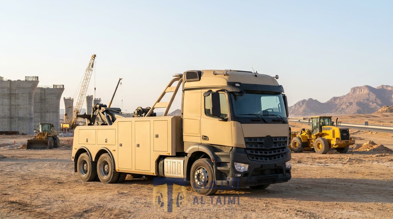 Winch Truck available for rent in Saudi Arabia — Al Taimi Construction